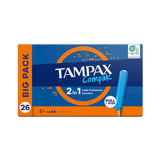 Tampones super plus Tampax 26u