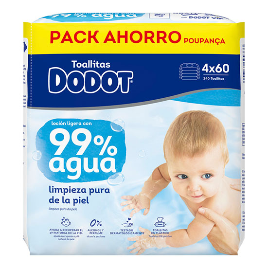 TOALLITA HÚMEDA TOTAL CARE AQUA DODOT 240U