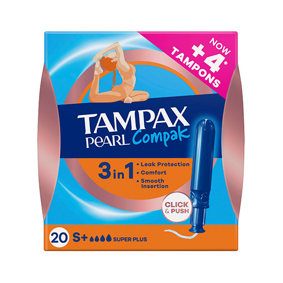 Tampón super plus Tampax 20u