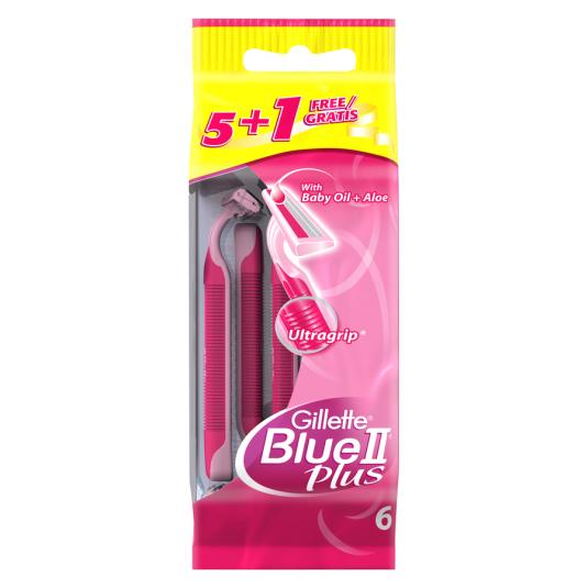 MAQUINILLA DESECHABLE DOBLE HOJA GILLETT BLUEI 5U + 1U