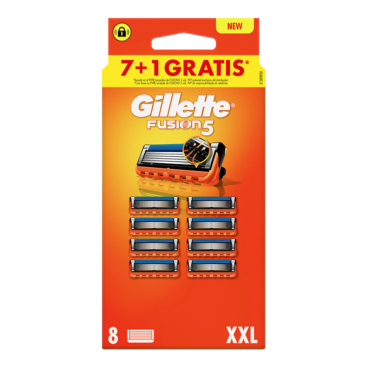 RECAMBIOS MAQUINILLA FUSION 5 GILLETTE 8