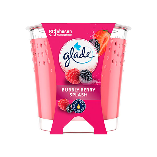 Ambientador vela bubbly berry Glade 112ml