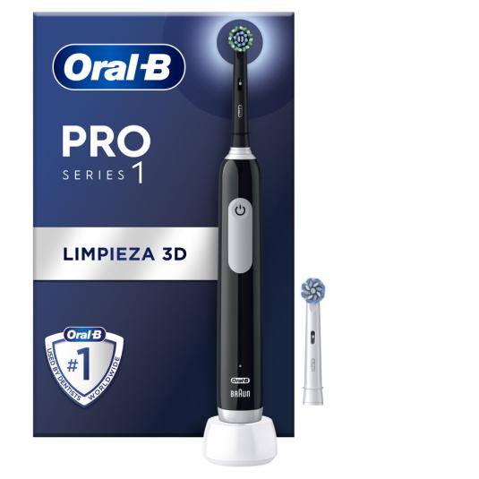 CEPILLO DENTAL ELÉCTRICO PRO1 NEGRO ORAL B 1U