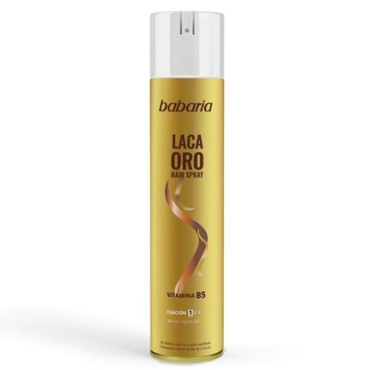 LACA PELO NORMAL C/VITAMINA B BABARIA 400ML