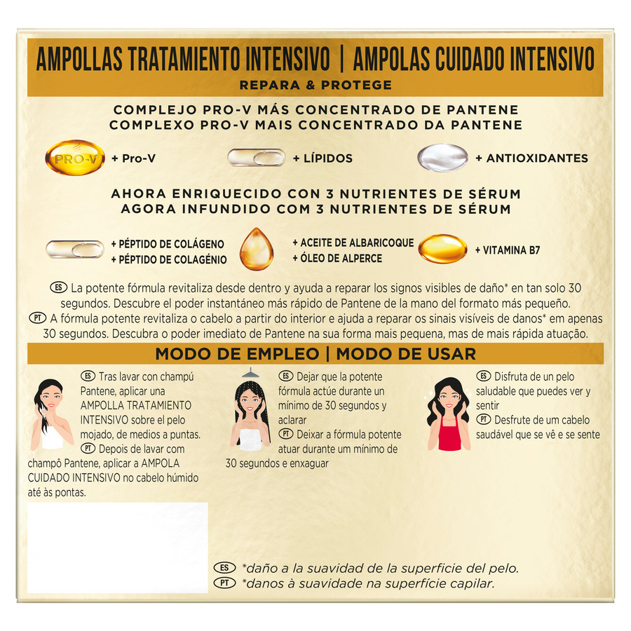AMPOLLAS RESCATE PANTENE P3 15ML