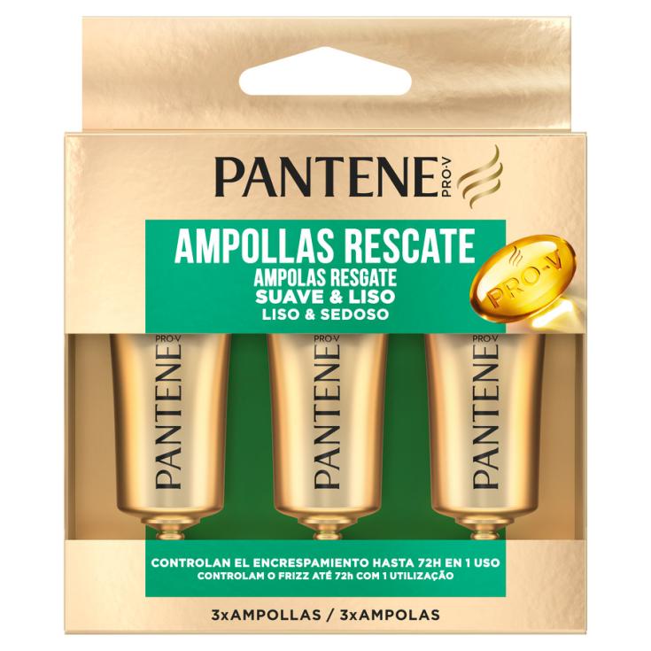 AMPOLLAS SUAVE Y LISO PANTENE P3 45ML