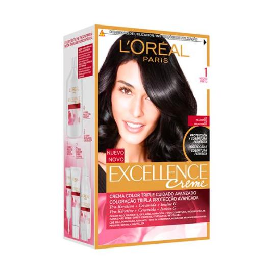 TINTE NEGRO 1 EXCELLENCE L´OREAL 1U