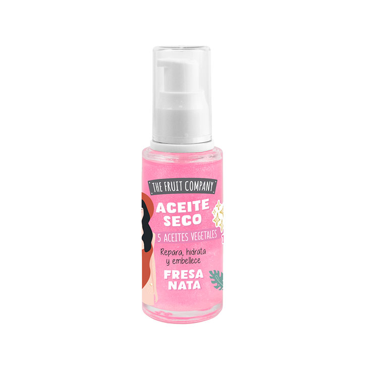 ACEITE SECO GLITTER NATA /FRESA THE FRUIT COMPANY 50ML