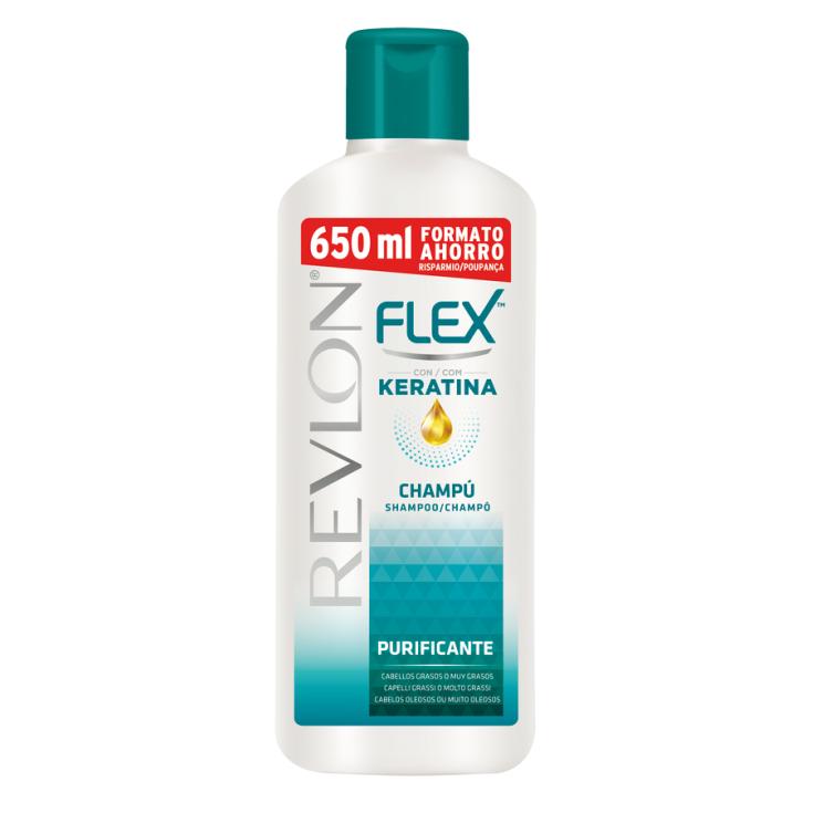 CHAMPÚ CABELLO GRASO FLEX REVLON 650ML