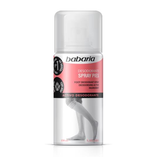 DESODORANTE SPRAY PIES TALCO BABARIA 150ML