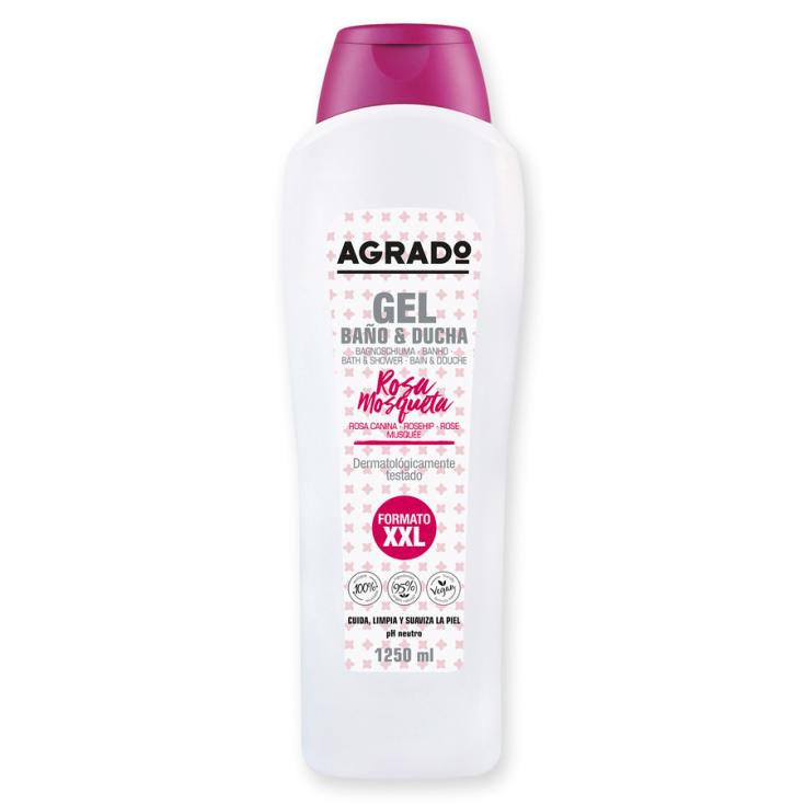 GEL BAÑO/DUCHA ROSA MOSQUETA AGRADO 1250ML