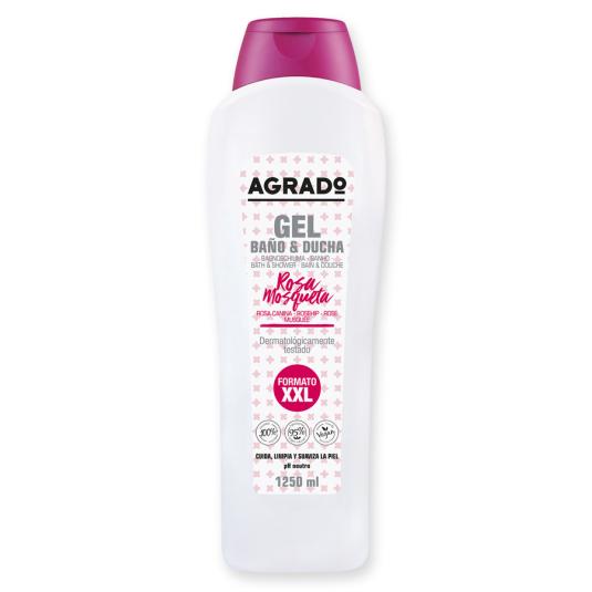 GEL BAÑO/DUCHA ROSA MOSQUETA AGRADO 1250ML