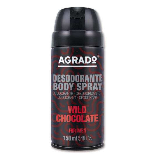 DESODORANTE SPRAY HOMBRE WILD CHOCO AGRADO 150ML