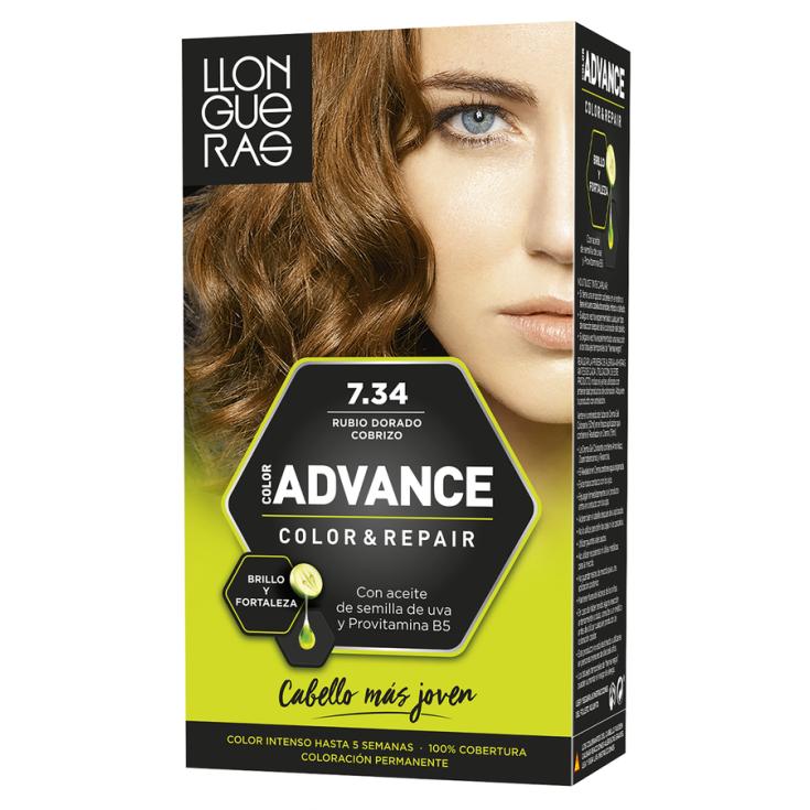 TINTE RUBIO DORADO COBRIZO ADVANCE LLONGUERAS 1U