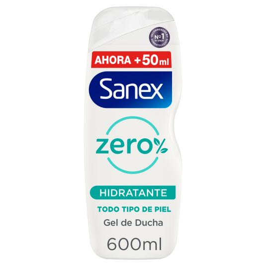 GEL DUCHA ZERO% SANEX 600ML