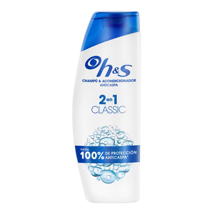 CHAMPU ANTICASPA CLASICO 2 EN 1 H&S 330ML
