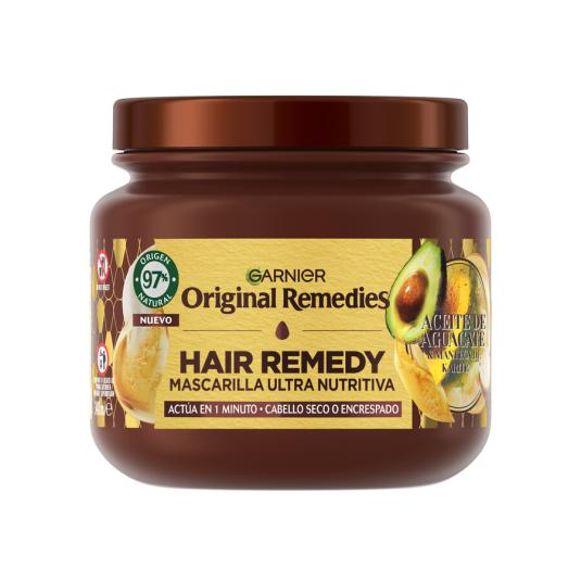 MASCARILLA AGUACATE ORIGINAL REMEDIES 340ML