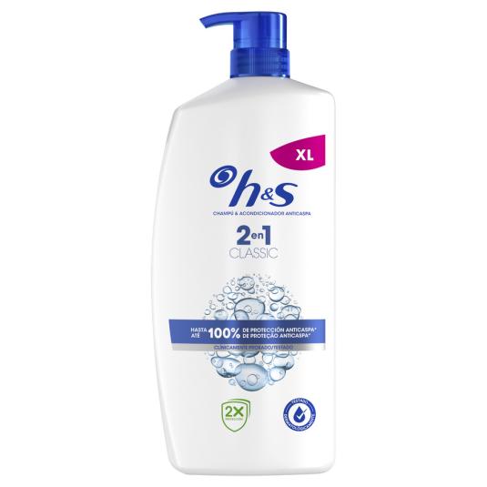 CHAMPÚ ANTICASPA CLASICO 2 EN 1 H&S 800ML
