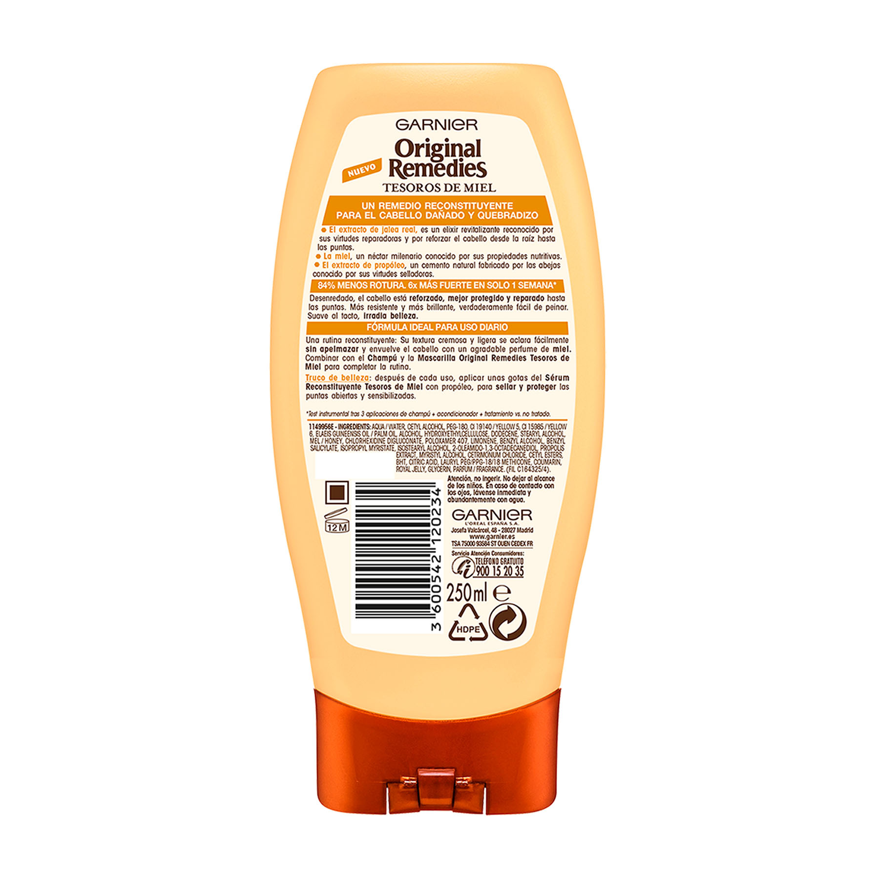 Acondicionador miel Garnier 250ml