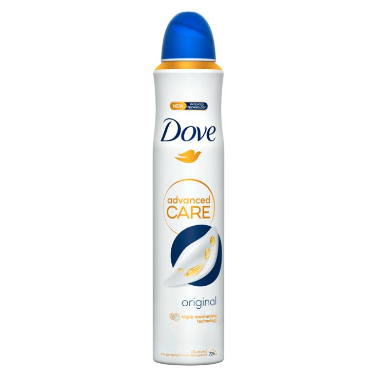 DESODORANTE SPRAY MUJER ORIGINAL 0% ALCOHOL 48H DOVE 200ML