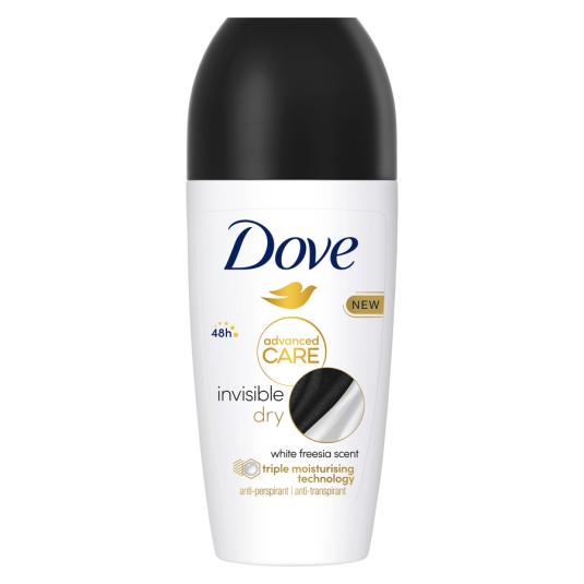 DESODORANTE ROLL ON INVISIBLE DRY DOVE 50ML