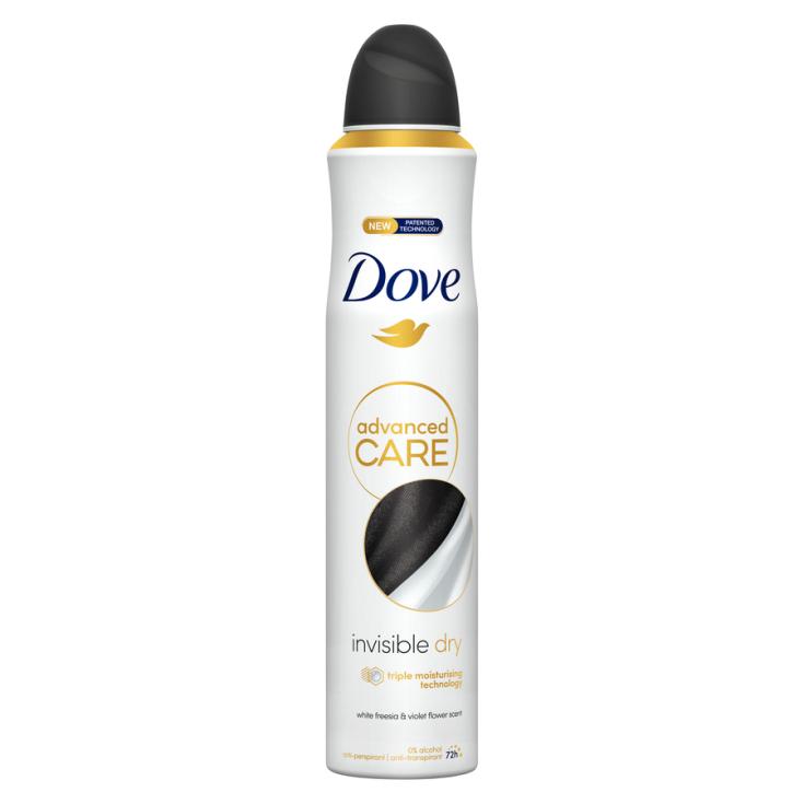 DESODORANTE SPRAY MUJER DRY 0% ALCOHOL 48H DOVE 200ML