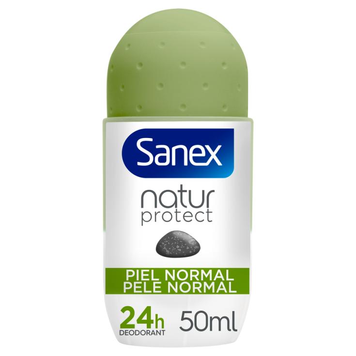 DESODORAN ROLL ON UNISEX NATUR PROT AL/0% 24H SANEX 45ML