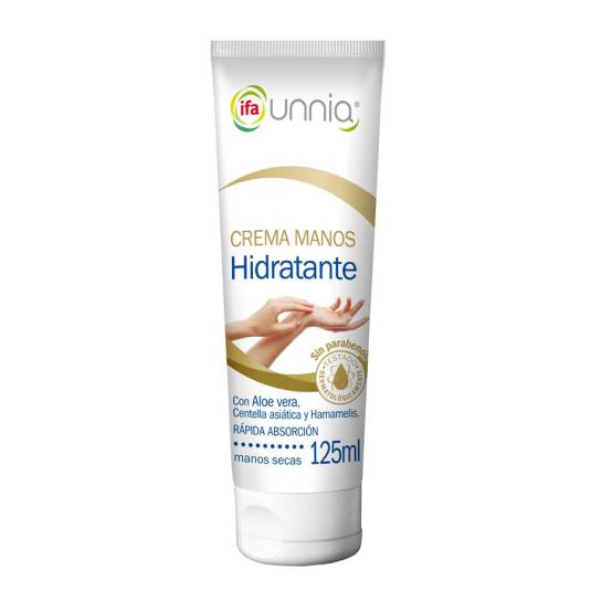 CREMA MANOS TUBO ALOE VERA IFA UNNIA 125ML