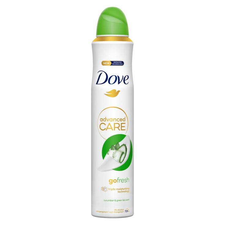 DESODORANTE SPRAY MUJER GO FRESH 0% ALUMINIO 24H DOVE 200ML