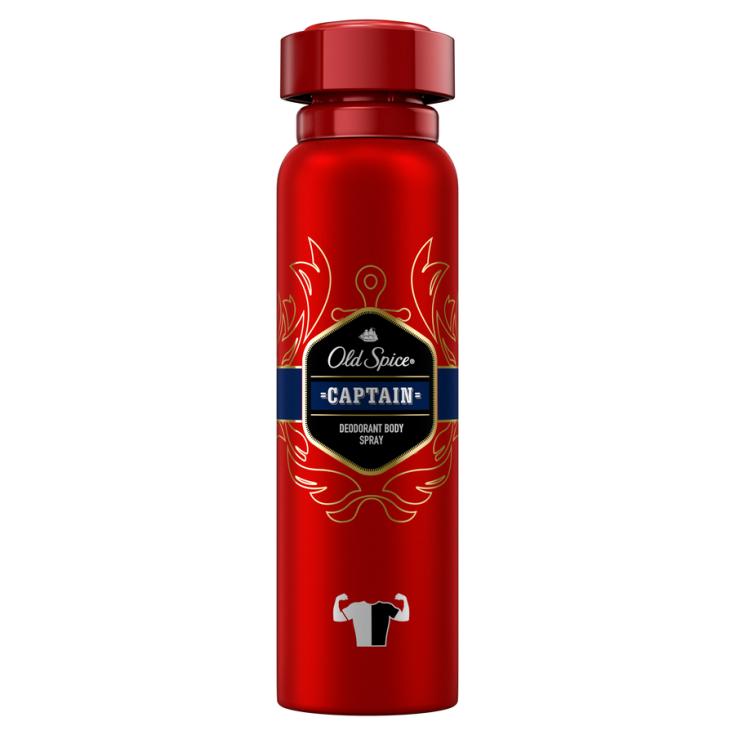 DESODORANTE SPRAY HOMBRE CAPTAIN 0% SALES ALUMINIO OLD SPICE 150ML