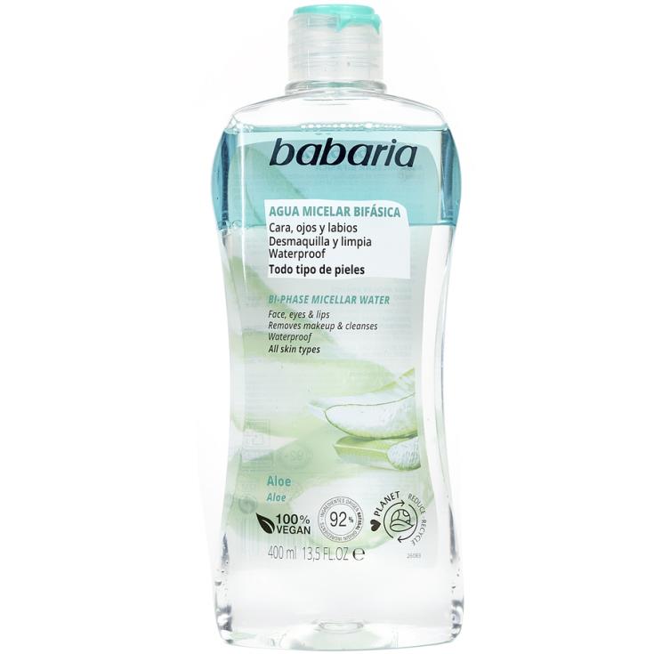 AGUA MICELAR BIFÁSICA BABARIA 400ML