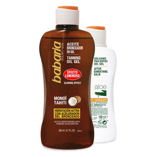ACEITE BRONCEADOR SOLAR LUMINOSO BABARIA 300ML