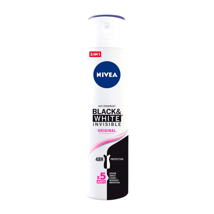 DESODORANTE SPRAY INV BLACK&WHITE NIVEA 200ML