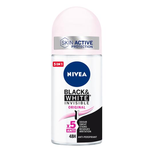 DESODORANTE ROLLON BLACK&WHITE WOMAN NIVEL 50ML