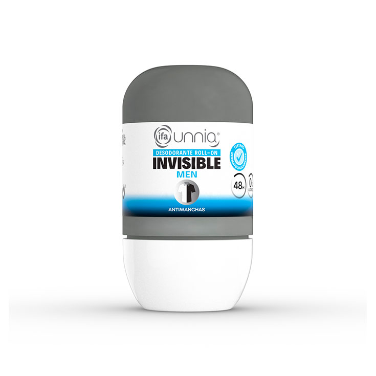 DESODORANTE ROLL ON MEN INVISIBLE IFA UNNIA 75ML