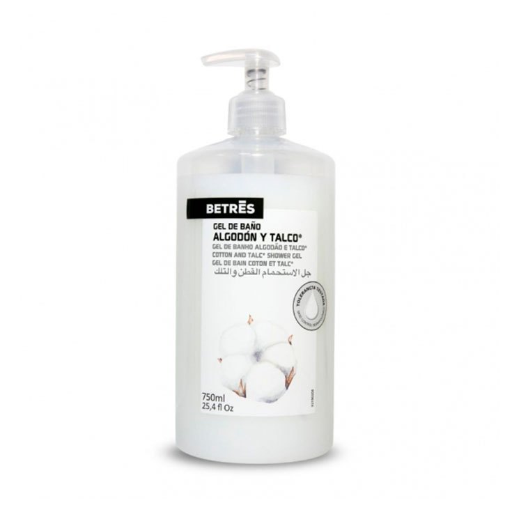 Gel baño & ducha algodon y talco Betres 750ml
