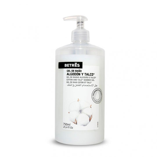 Gel baño & ducha algodon y talco Betres 750ml