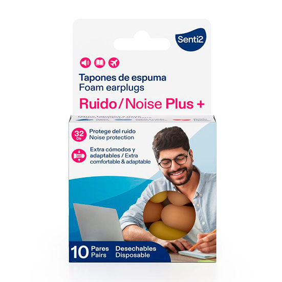 TAPONES OIDO ESPUMA SENTI2 P20