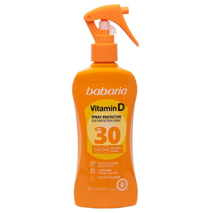 PROTECTOR SOLAR SPRAY VIT D BABARIA 200ML