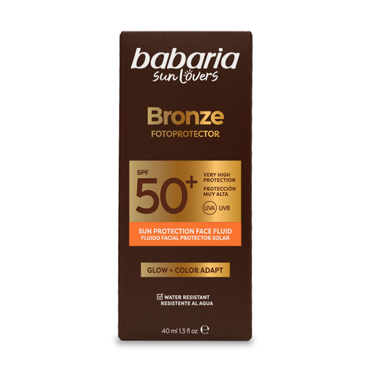 PROTECTOR SOLAR FACIAL BRONZE SPF 50 BABARIA 40ML