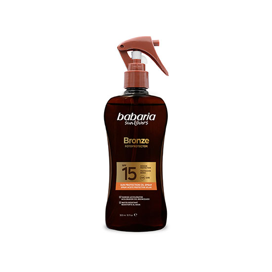 Aceite solar monoi tahiti spf15 Babaria 300ml