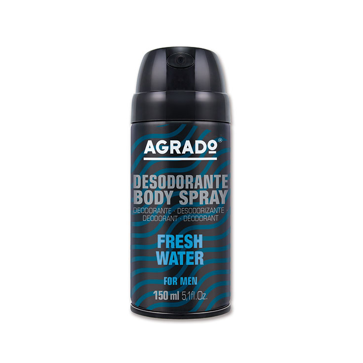 Desodorante spray fresh water men Agrado 150ml