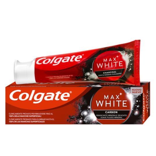 DENTÍFRICO MAX WHITE CARBÓN COLGATE 75ML