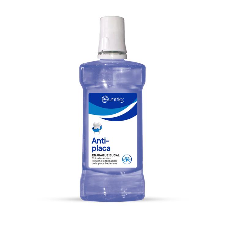 ENJUAGUE BUCAL ANTIPLACA IFA UNNIA 500ML