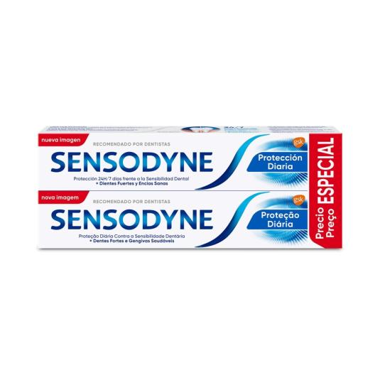 DENTÍFRICO DUPLO PROTECC DIARIA SENSODYNE P2 75ML/U