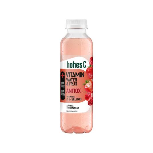 AGUA VITAMINADA ANTIOXIDANTE C/FRUTAS HOHES C 500ML