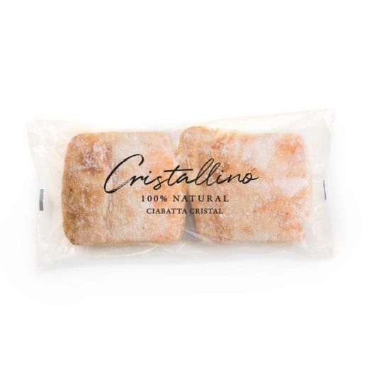 PAN CRISTALLINO CIABATTA 2UD 95G