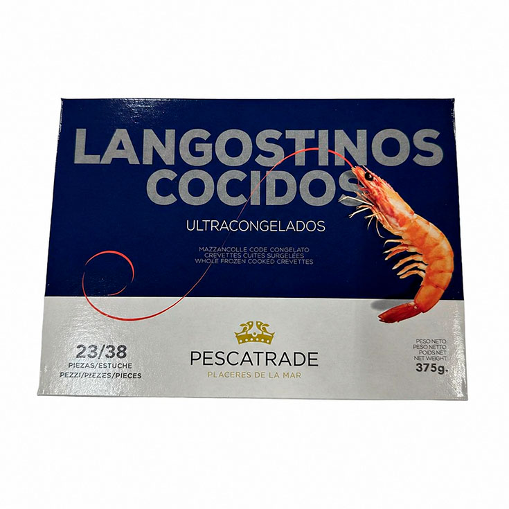LANGOSTINO COCIDO 30/40 CAJA 2K