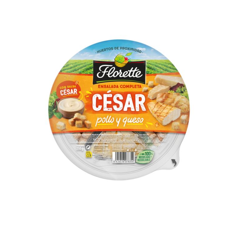 ENSALADA CÉSAR POLLO & QUESO FLORETTE 205G