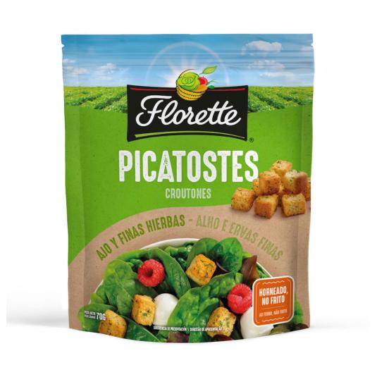 PICCATOSTE AJO Y FINAS HIERBAS FLORETTE 65G